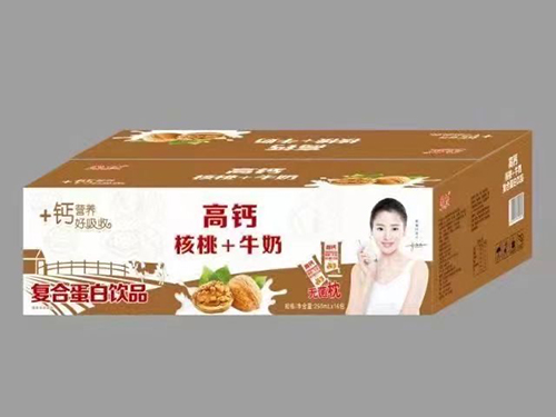 高鈣核桃+牛奶復(fù)合蛋白飲品枕包