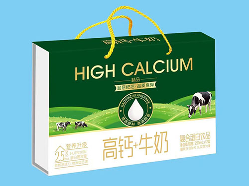 高鈣+牛奶復合蛋白飲品木盒